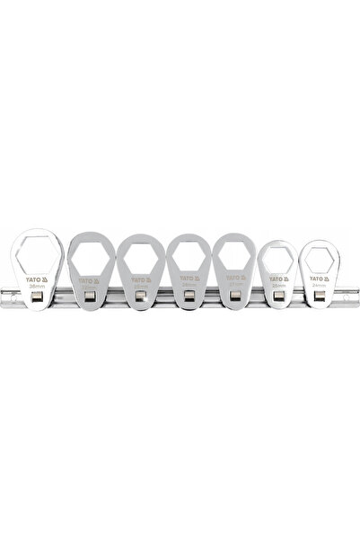 yato Set de chei tubulare 3/8 24-36mm pentru filtre de ulei 7 piese.