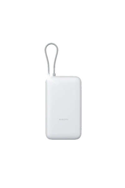 Xiaomi Power bank cu cablu USB-C, 20000mAh, gri deschis, 22.5W