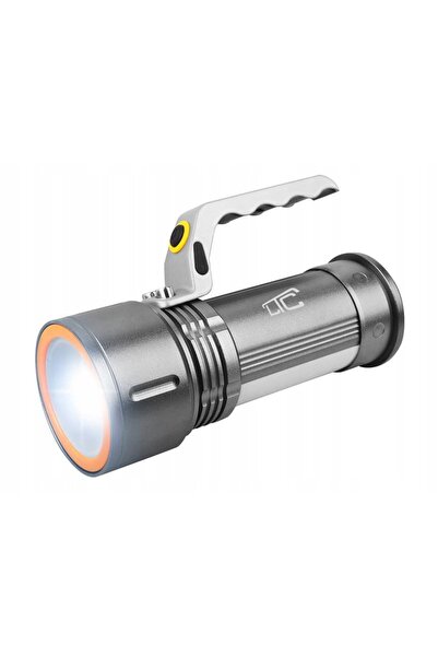 LTC Lanternă de mână LED cu zoom + lumină roșie 200m 1000lm în cutie