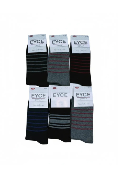 mtm My The Mall Clothing Cheap Men's Socks Circle Patterned Assortment 6 Pieces