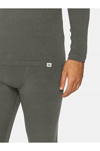 DANISH ENDURANCE Tricou termic bărbătesc cu mânecă lungă din lână merinos, mă...