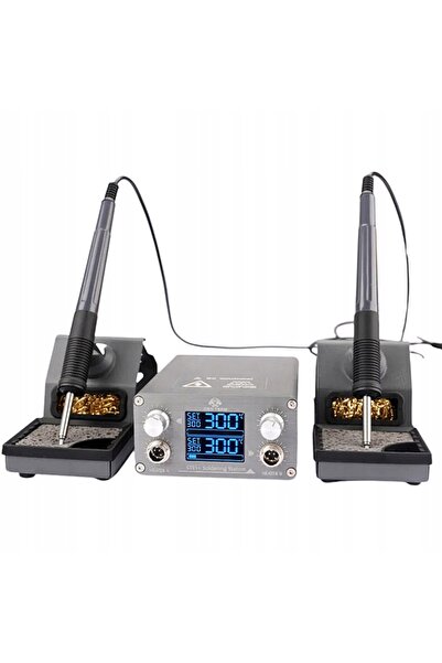 Reball Stație de lipit digitală cu două canale pentru vârfuri T12 OSS ST91+ 150W