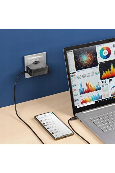 eXtremestyle Încărcător universal 65W USB-C PD pentru laptop, telefon, iPad