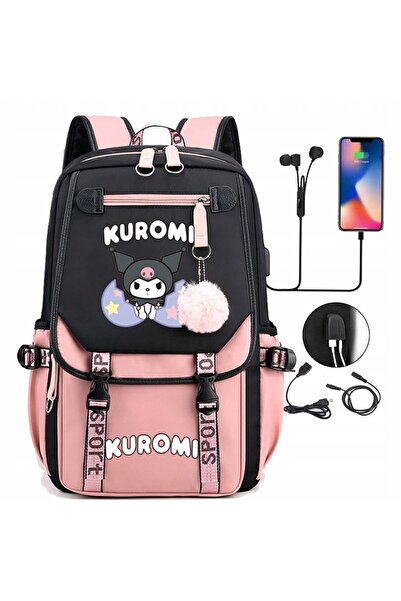 innature Zenoluxe Ghiozdan școlar Kuromi pentru fetițe, clasele 1-5