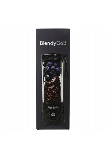BlendyGo Blender fără fir 3 550 ml USB Negru