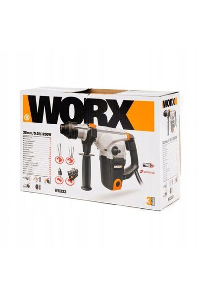 WORX Ciocan rotopercutor WX333 5J SDS Plus 3 funcții