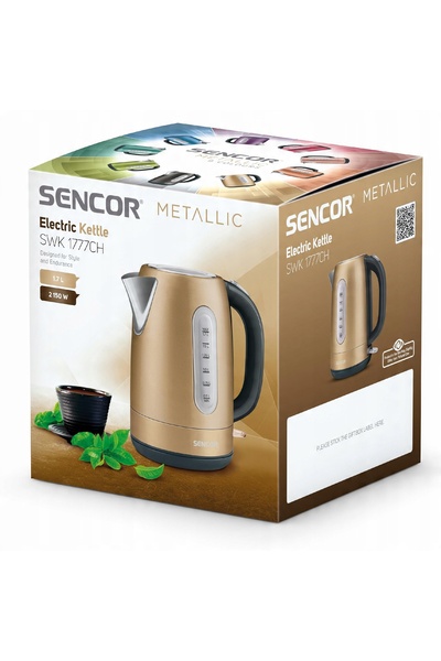 Sencor Fierbător electric fără fir mare 1777CH 2150W 1.7L METAL-OWY
