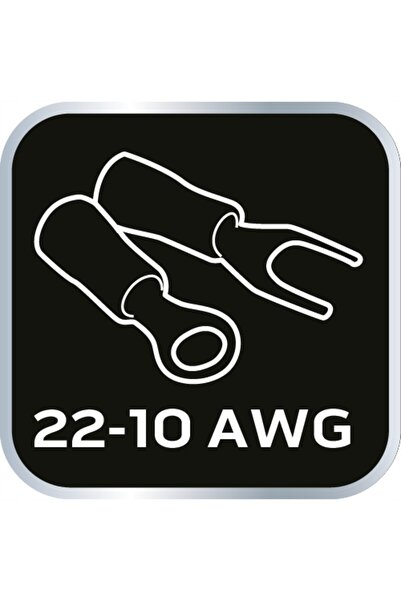 NEO Tools Clește de sertizare pentru terminale neizolate 22-12AWG