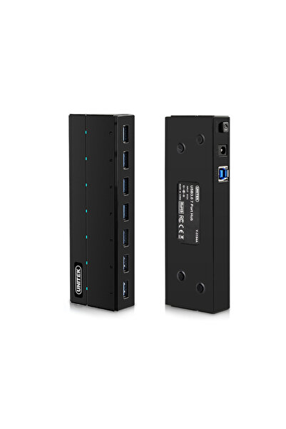 NO BRAND HUB Unitek activ cu 7 porturi USB, încărcare BC1.2, alimentator