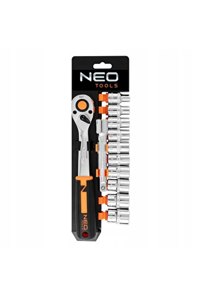 NEO Tools Set de chei tubulare 1/2 ", 12 piese