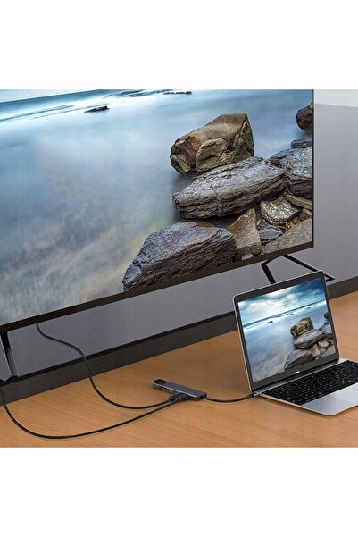 NO BRAND ADAPTOR HUB 8 în 1 USB-C DisplayPort 8K 4K 144Hz RJ45