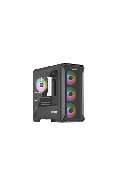 NO BRAND Carcasă PC Genesis Irid 503 ATX Micro (cu fereastră, USB 3.0) ARGB