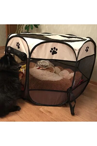 KFG PETWORLD Culcuș pliabil tip cort pentru câini și pisici, mărimea L