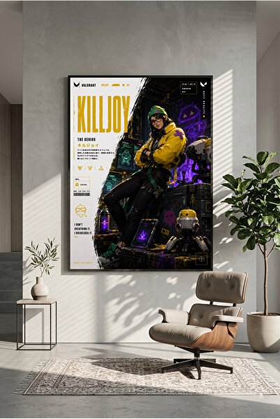 postercraft Valorant Killjoy umetnička drvena slika poster (bez okvira)
