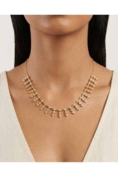 İris Jewelrys Çelik Carame Gold Kolye