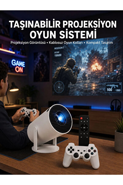 Epilons Game Console Compatible Wireless Projection Device Home Theater Exper...