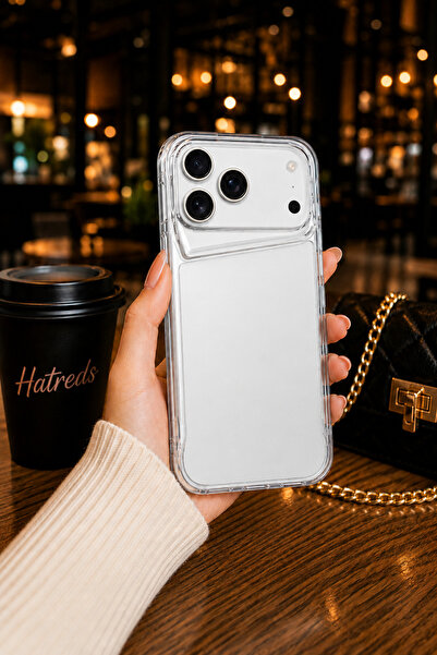 Hatreds iPhone 17 Pro Max Uyumlu Koruyucu Telefon Kılıf Şeffaf