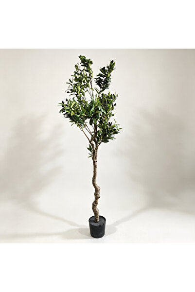 Yallabena 180cm Artificial Olive Tree in Pot, Nordic Style Faux Indoor Plant ...