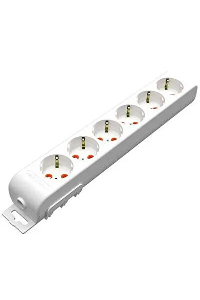 OEM Electrical extension block 6 schuko sockets 16A 3500W white Ri-tech Mutlu...