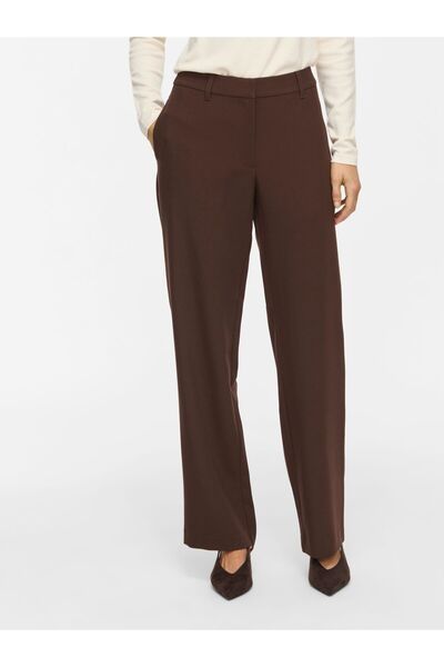 VILA Straight Leg Hose VIEMMI Mid-Waist