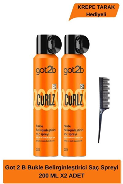Got2B 2 B Bukle Belirginleştirici Saç Spreyi 200 ML X2 ADET