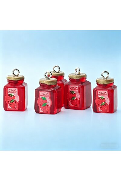 Choice 10pcs 10Pcs Cute Strawberry Jam Resin Charms for DIY Earrings Necklace...