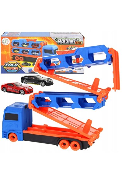 Nobo Kids Camion transportator de mașini decapotabile, cu capacitate pentru 2...