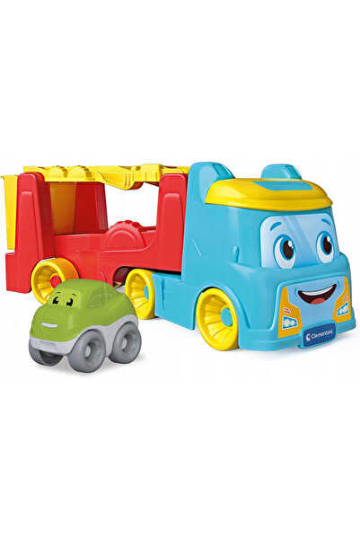 Baby Clementoni CLE BABY Transporter mașinuțe cu funcție de răsturnare 17998