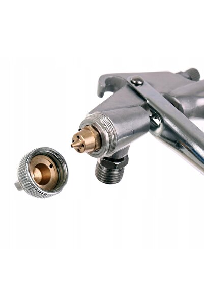 AUARİTA Pistol de vopsit metalic mini, duză de 1.0mm, cupă pivotantă de 125mm