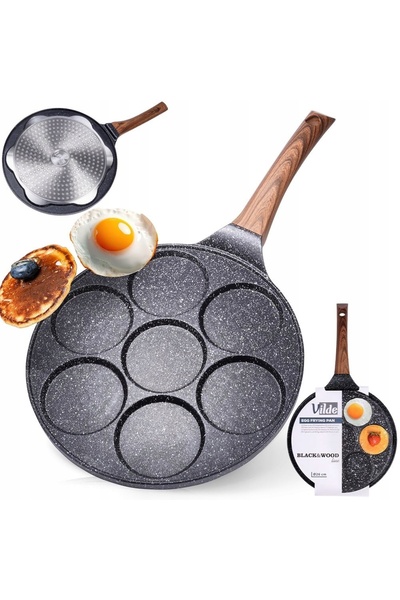 Vilde Tigaie GRANITĂ pentru ouă poșate, clătite, nalepini, pancakes
