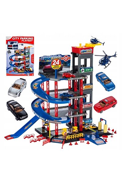 Nobo Kids Parcare auto Garaj supraetajat cu lift Spălătorie auto Elicopter