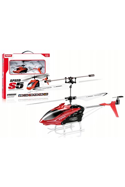 LeanToys Elicopter Telecomandat S5 SYMA RC Roșu
