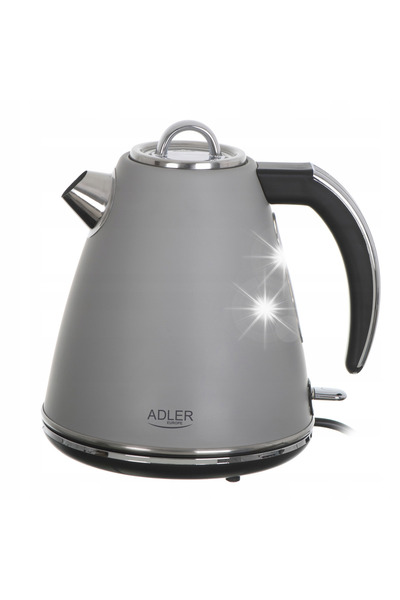 adler Fierbător electric fără fir metalic 1,5L Strix gri