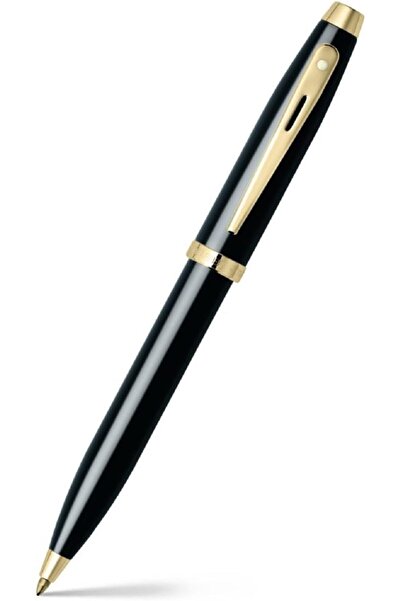 Sheaffer 100 9322 Ballpoint Pen Black with Gold Plated Trims