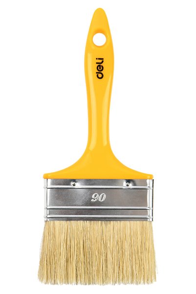 Deli πινέλο βαφής DL509138 με φυσικές τρίχες, πλαστική λαβή, 90mm