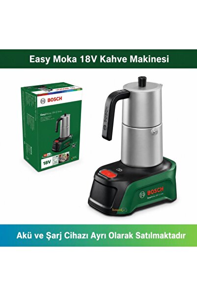 Bosch Easy Moka 18V-2 Taşınabilir Akülü Kahve Makinesi 06039E4100