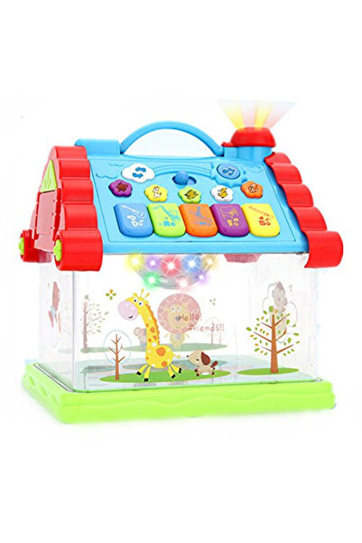 Toy Jucarie interactiva, Casuta magica cu lampa de veghe pentru copilasi