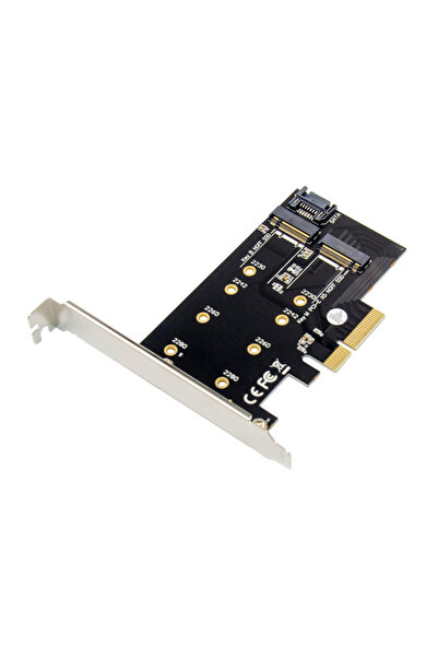 POWERTECH Κάρτα επέκτασης PCIe 4x για M.2 B & M NGFF/NVME ST59