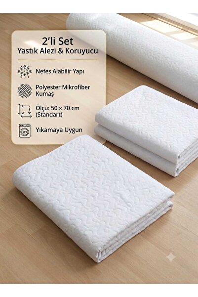 Nesrin home Koruyucu Yastık Alezi 2'li