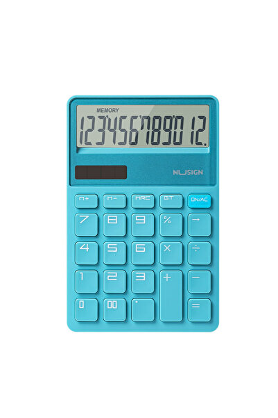 Nusign Calculator de birou 12 cifre albastru Deli