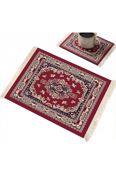 GoodTool Tassel Coaster with Non-Slip Base, Desk Coasters for Drinks, Great f...
