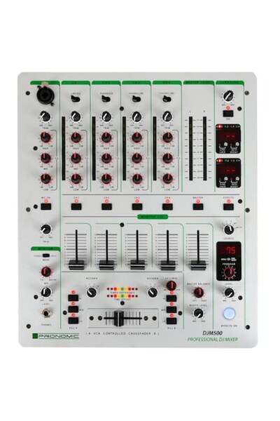 Pronomic Mixer DJ DJM500, 5 canale, efecte digitale pe 24 de biți, Bluetooth,...