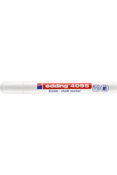 Edding Glass Pen Round Tip White 4095