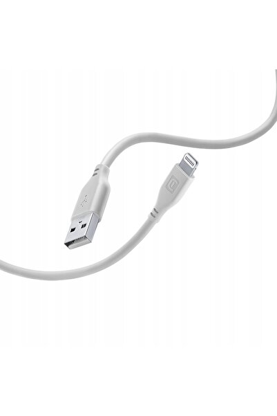 NO BRAND Cablu USB - Lightning CELLULARLINE Soft 1,2 m Gri