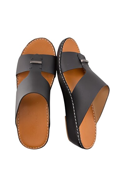 Cirino ( N-2400 ) Handmade Arabic Men's Slippers | Outdoor Arabic Sandals For...