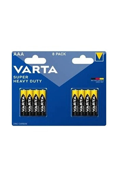 Varta Μπαταρία Υπέρ-βαρέως Τύπου AAA, Συσκευασία blister 8 τεμαχίων