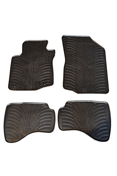Gledring Ελαστικά πατάκια Citroen C1 Peugeot 107 Toyota Aygo 2010-2014, 4 τεμ...