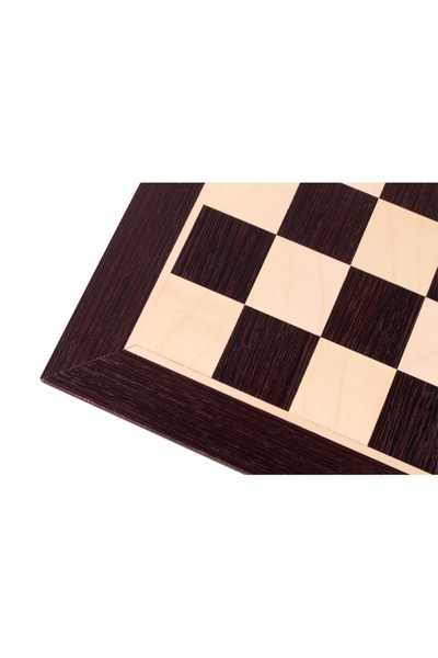 Sunrise Chess & Games Chessboard size no. 6 (without notation) WENGE/sycamore