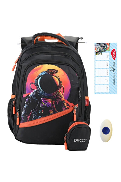 Daco Pachet Ghiozdan baieti clasa 0-2, Astronaut, GH3519, orar + radiera cu g...