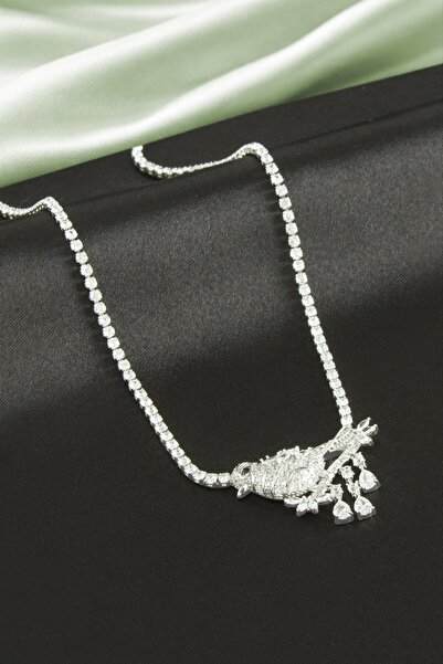 Generic Brand Winged Zircon Stone Luxury Necklace